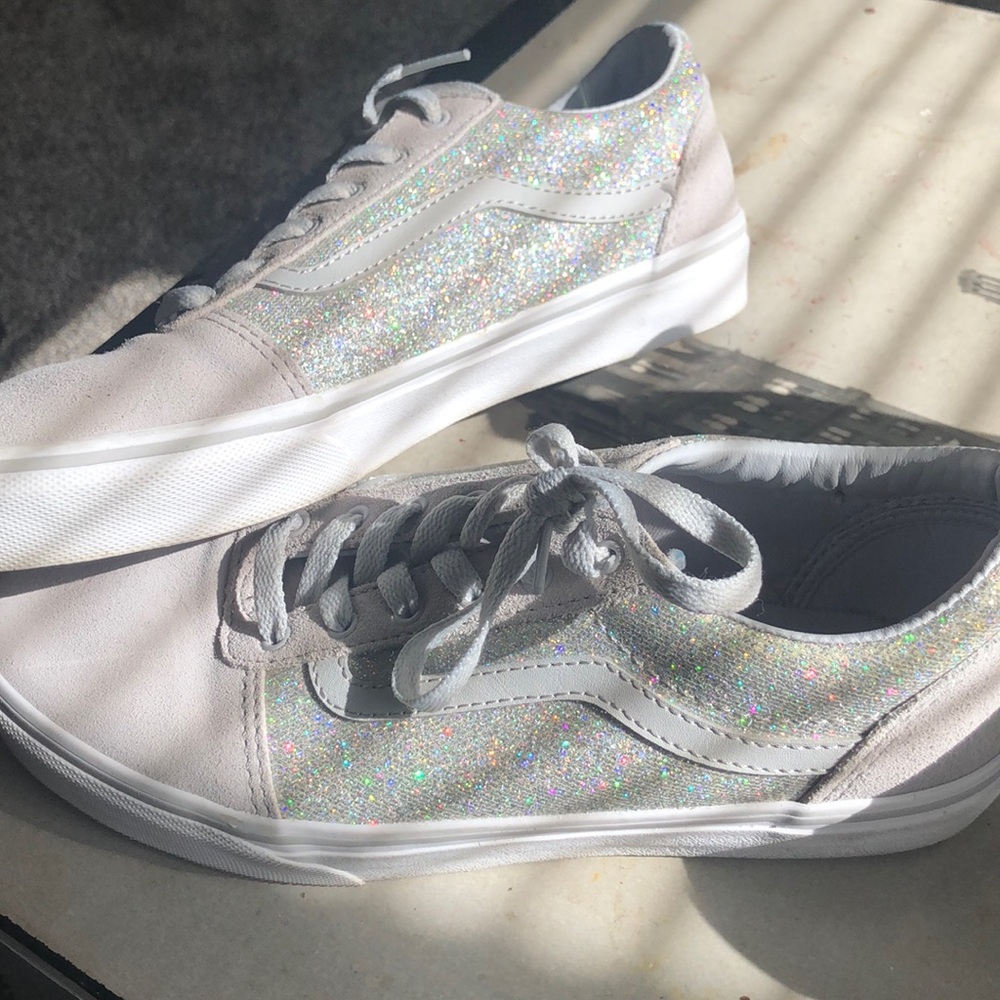 Vans Gray and Silver Old Skool